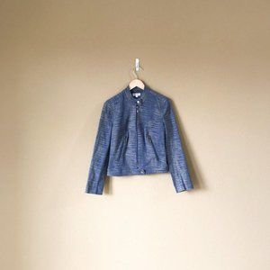 Ice Cube by Michael Blue Metallic Gold Jacket